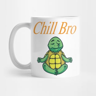 Chilling green Turtle bro Mug